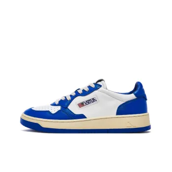 AUTRY Medalist Leather Low Azure White