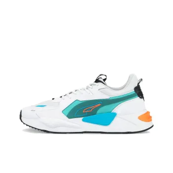 PUMA Rs X Split Athleisure Casual Sports Shoe Unisex White Blue Green 'White Blue'
