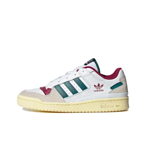 Adidas Forum Low White Teal Burgundy