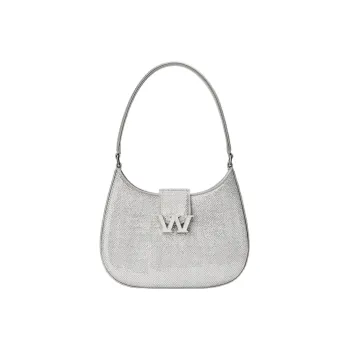 Alexander Wang W Legacy Polyester Shoulder Bag Handbags Small Size Women's Silver