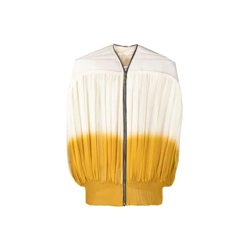 RICK OWENS Jackets Women's White/Yellow