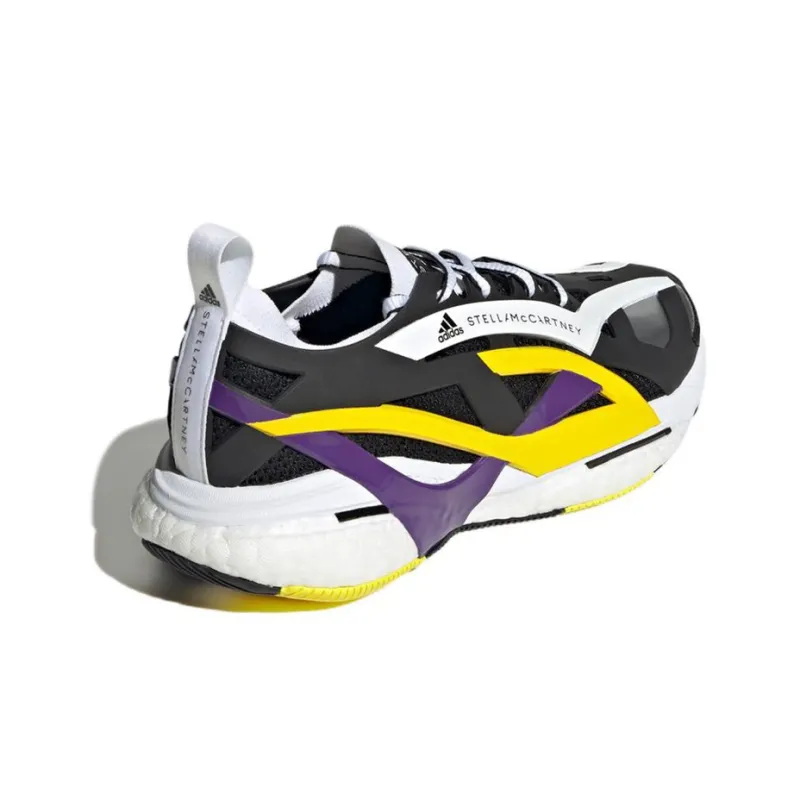Adidas Solarglide Stella McCartney Core Black Active Purple Shock Yellow Women's-3