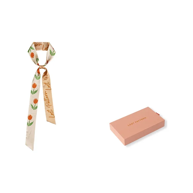 LOST PATTERN Silk Scarves Women's-3