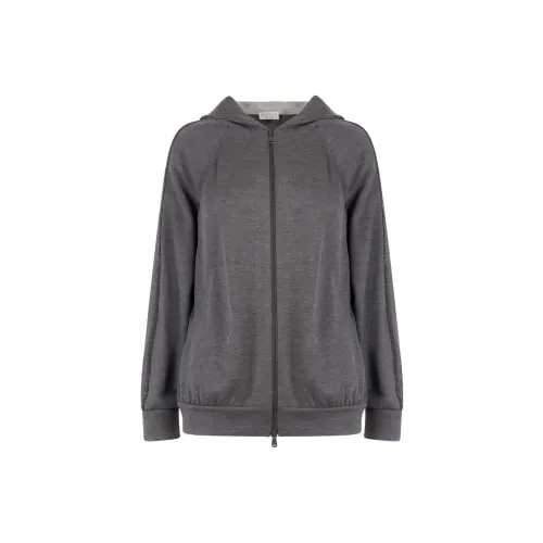 Brunello Cucinelli Sweatshirts Women's Gray