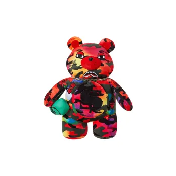 SPRAYGROUND Polyester Backpack Large Size Unisex Multicolor