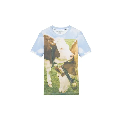 BETWEENAND T-Shirts Women's Milk Cow Farm