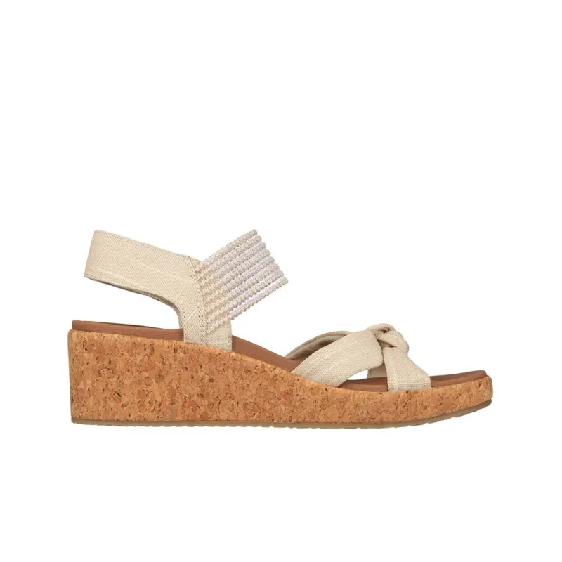 Skechers ARCH FIT BEVERLEE Juliet Beach Sandals Women's Natural-1
