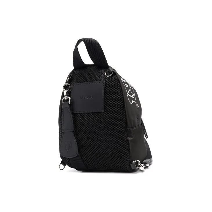 Lanvin Polyester Backpack Mini Men's Black-1