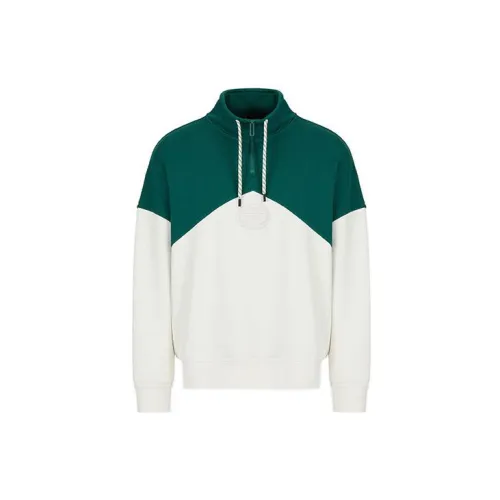 EMPORIO ARMANI Sweatshirts Men White/Green