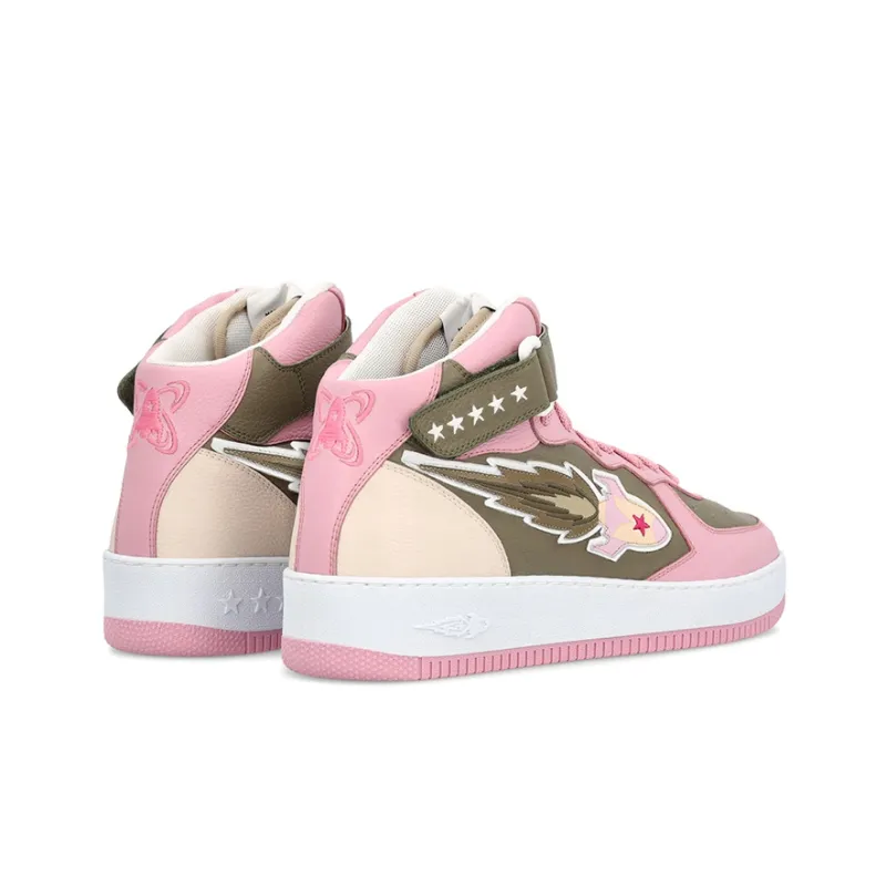 ENTERPRISE JAPAN Skateboard Shoes Women's Mid Top Pink-3