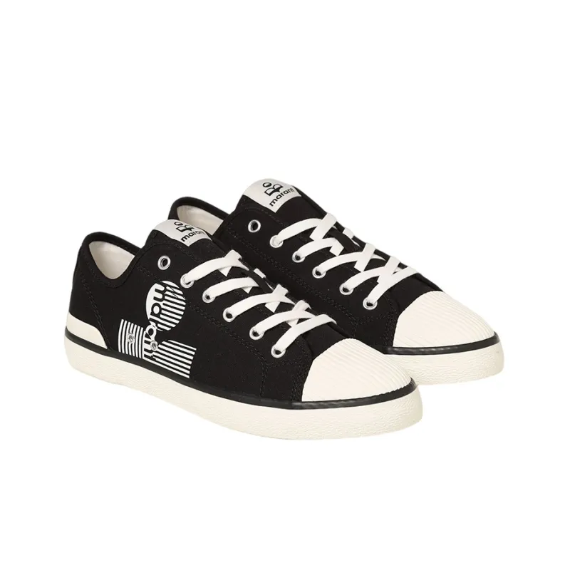 ISABEL MARANT Binkoo Low-Top Stylish Skateboarding Shoes Men's Black-2