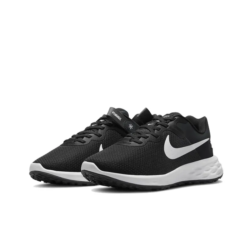 Nike Revolution 6 FlyEase Next Nature 'Black Dark Smoke Grey' Women's-2