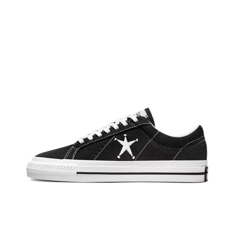 Converse Stussy X One Star Low 'Black'-0