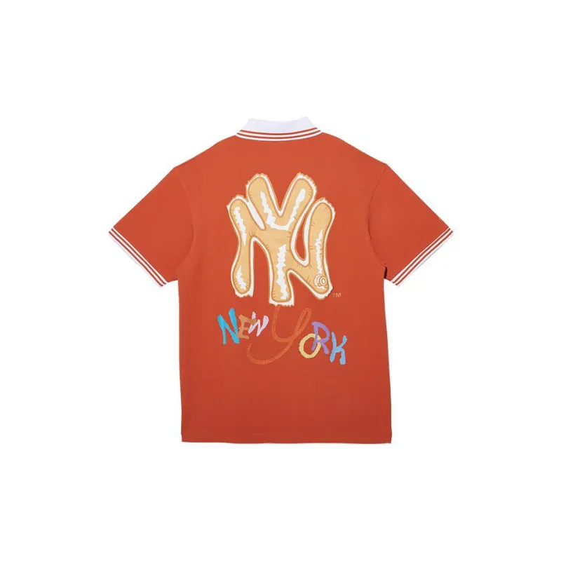 New Era Polo Shirts Men Orange-1