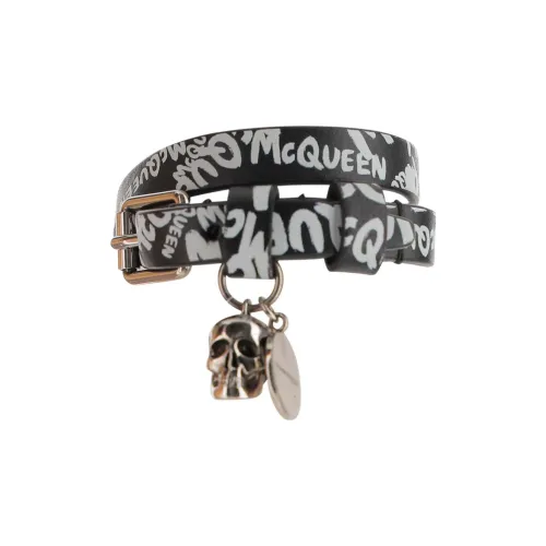 Alexander McQueen Bracelets Unisex Black