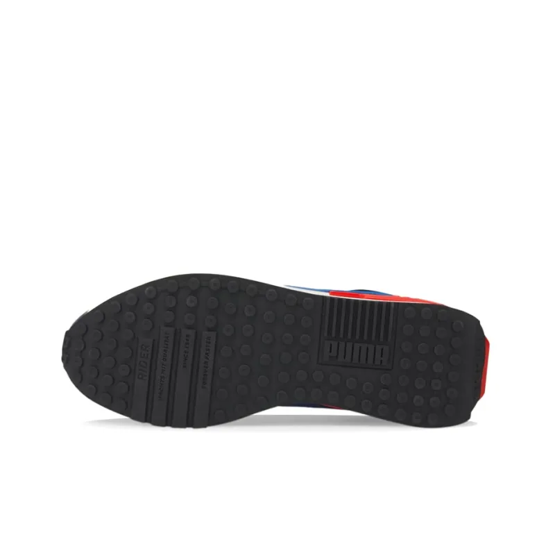 PUMA City Rider White Blue Yellow Red-4