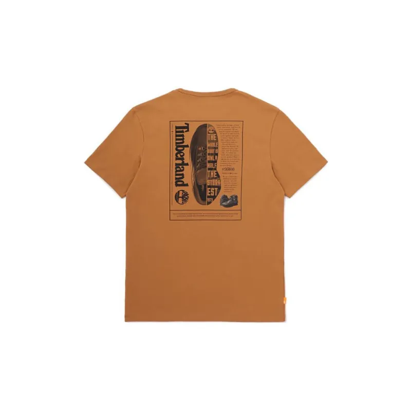 Timberland T Shirts Men Brown-1