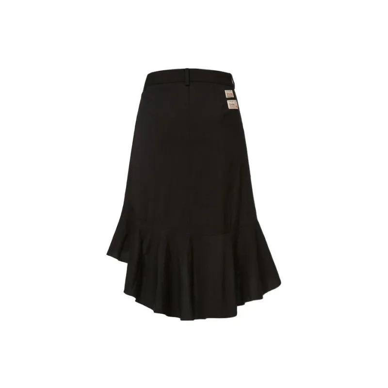 EVISU Casual Long Skirts Women's Black-1