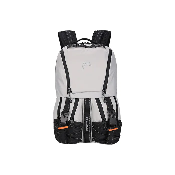 HEAD Nylon Backpack Regular Unisex Black/Gray-5