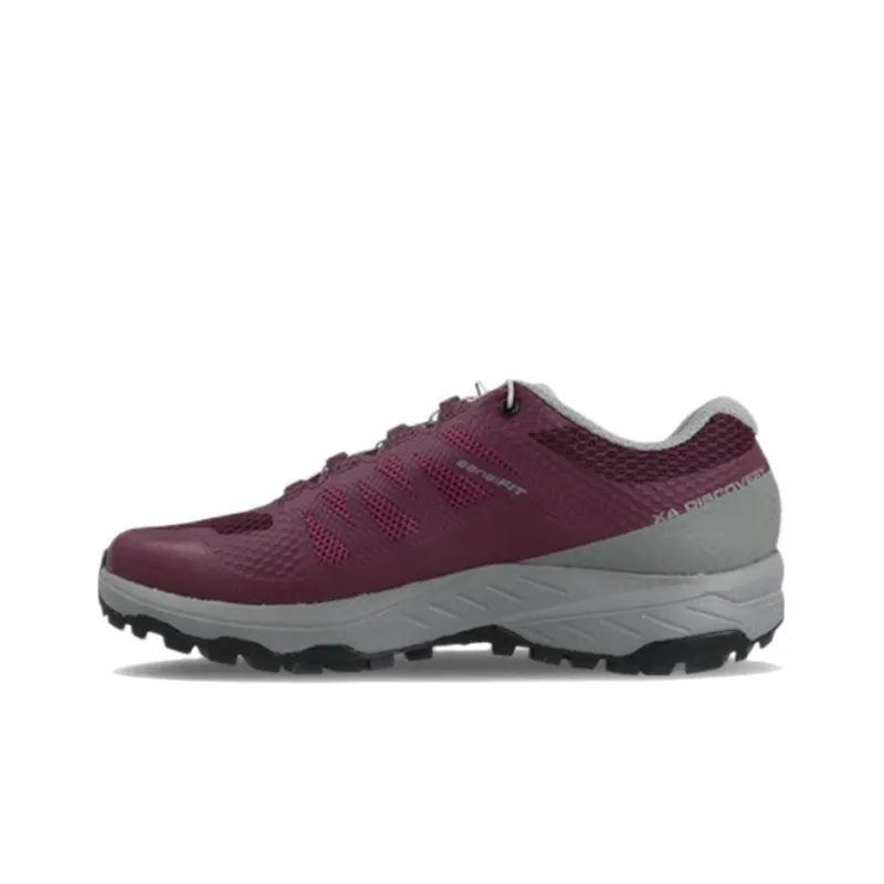 SALOMON Xa Discovery Anti-Slip Wear-Resistant Low-Top Outdoor Shoes Women's Purple-0