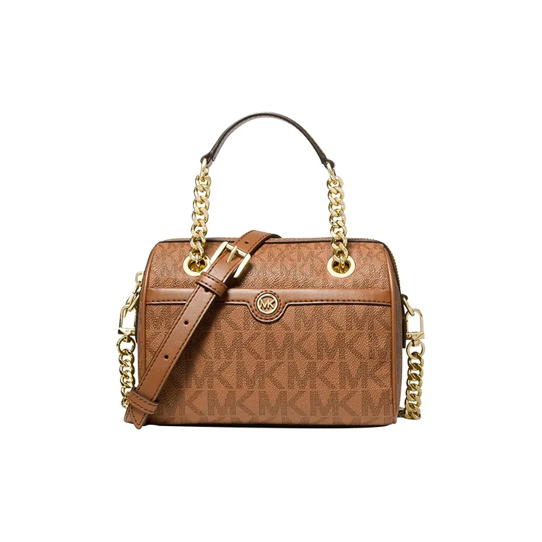 MICHAEL KORS Blaire Artificial Leather One Shoulder Handbags Mini Women's Leather Brown-0