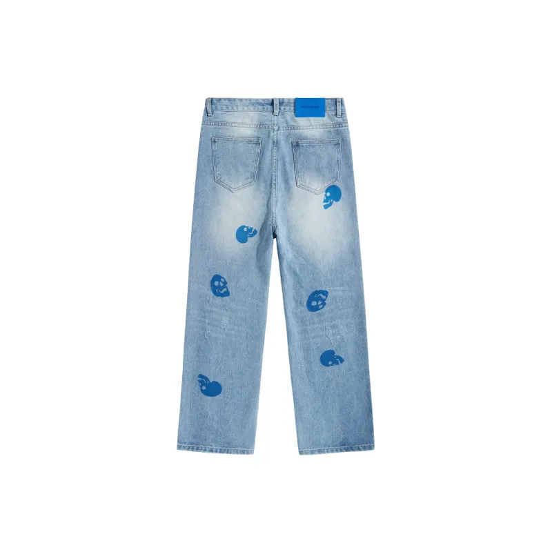 HUMNAT SS22 Straight Thin Jeans Unisex Dodger Blue-1