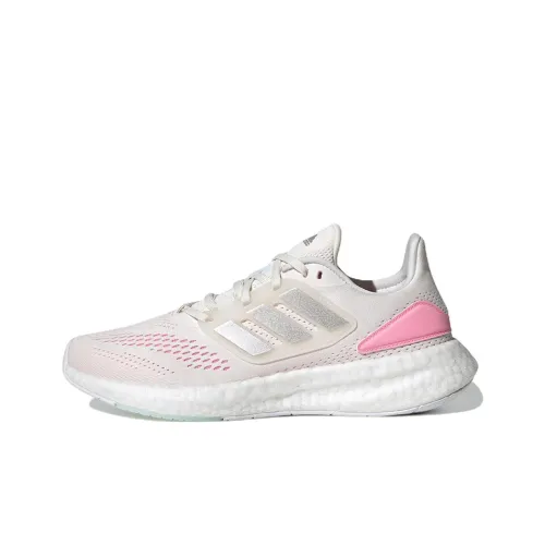 Adidas Pureboost 22 Running Shoes Women's Low-Top Pink/White