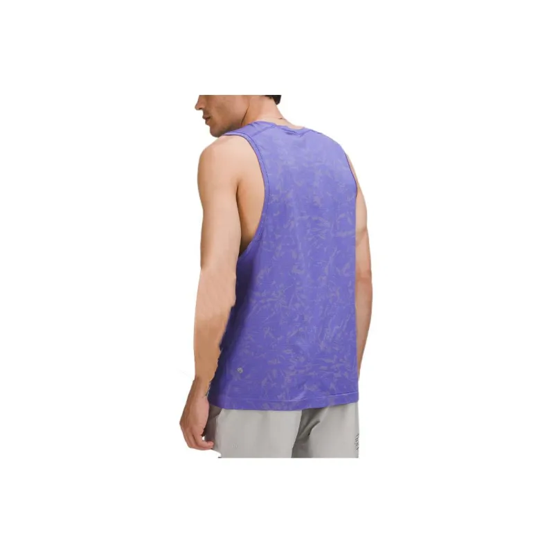 Lululemon Metal Vent Tech Tank Tops Men's Purple-1