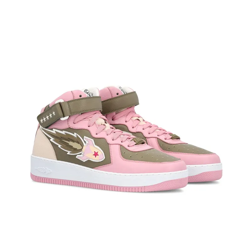 ENTERPRISE JAPAN Skateboard Shoes Women's Mid Top Pink-2