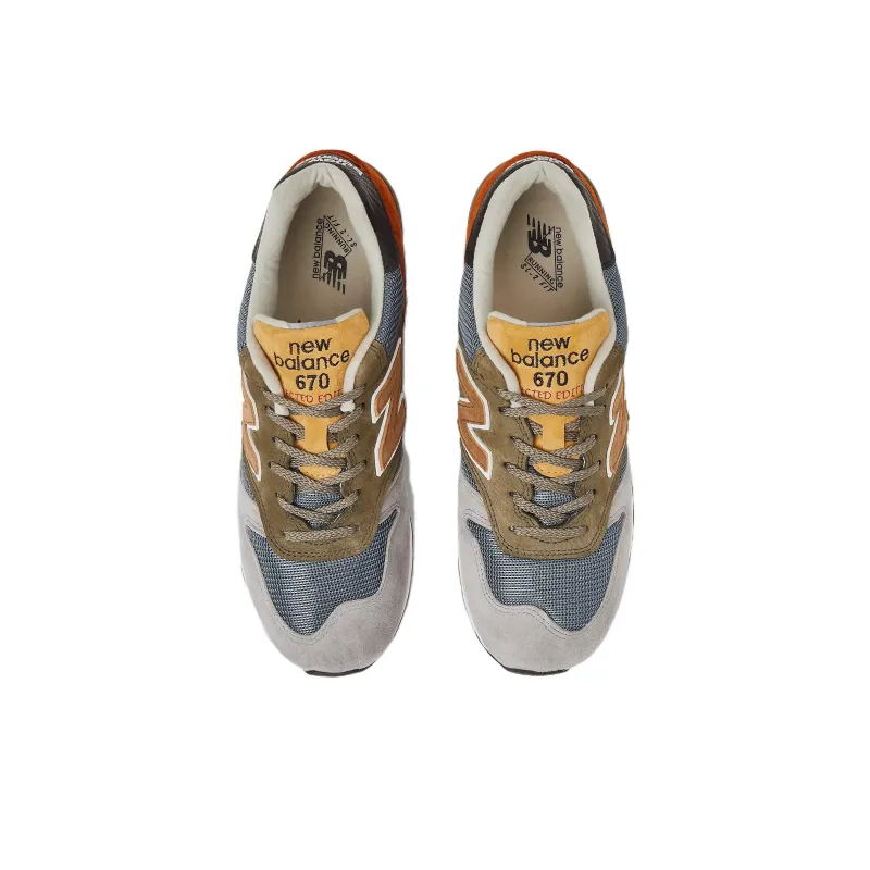 New Balance 670 MiUK Selected Edition Grey Green Blue-3