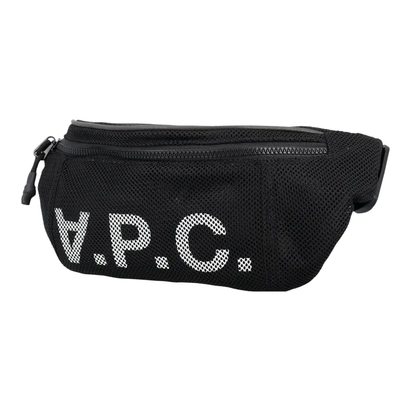 A.P.C Polyester Fanny Pack Men's Black-1
