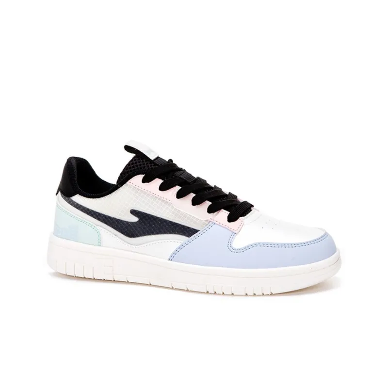 Erke No Double Low Top Skateboard Shoes Women's White Green-2