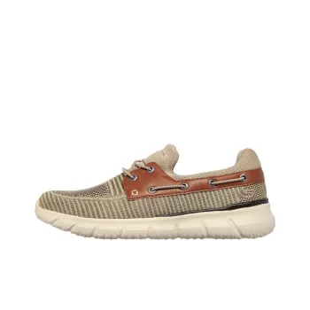 Skechers Del Retto Clean Slate Low Top Running Shoes Men's Taupe