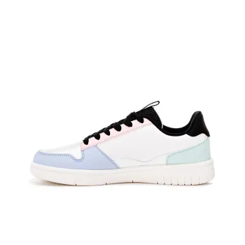 Erke No Double Low Top Skateboard Shoes Women's White Green