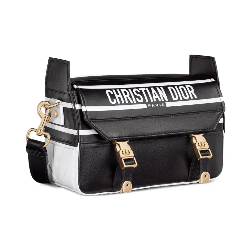 DIOR DiorCamp Smooth Cow Leather Messenger Bag, Box Bag, Handbag, Crossbody Bag, Shoulder Bag Women's-1