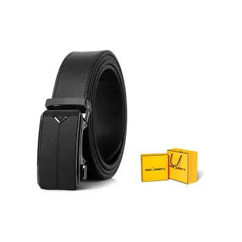 FREE RABBITⅡ Young And Middle Aged Genuine Leather, Automatic Buckle Belt Men's