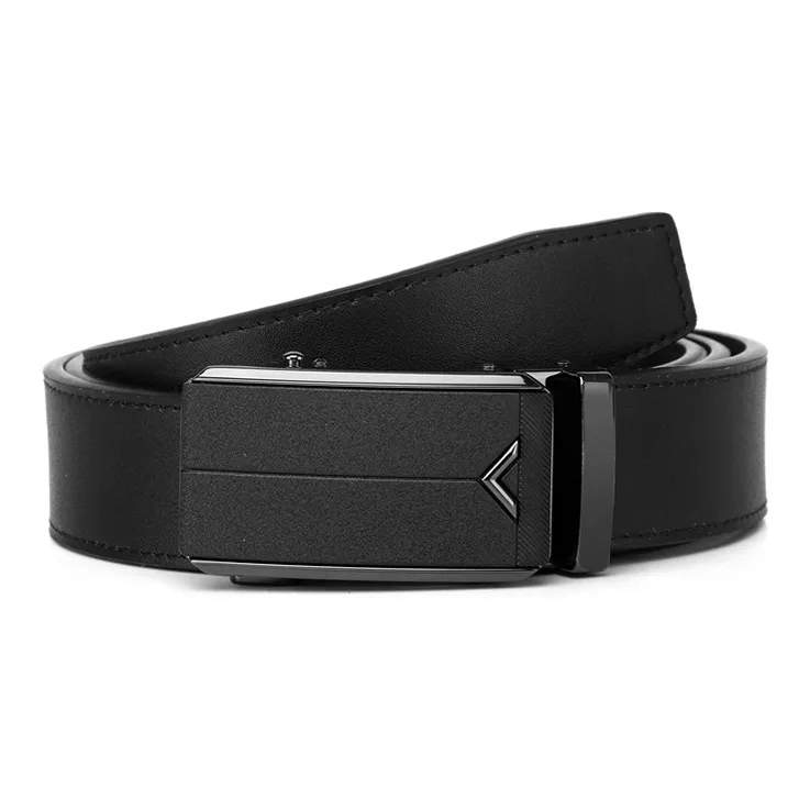 FREE RABBITⅡ Young And Middle Aged Genuine Leather, Automatic Buckle Belt Men's-2