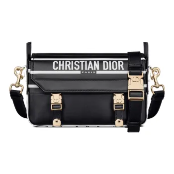 DIOR DiorCamp Smooth Cow Leather Messenger Bag, Box Bag, Handbag, Crossbody Bag, Shoulder Bag Women's