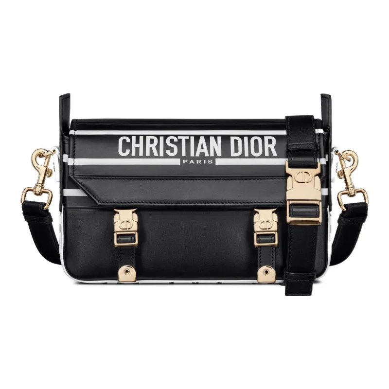 DIOR DiorCamp Smooth Cow Leather Messenger Bag, Box Bag, Handbag, Crossbody Bag, Shoulder Bag Women's-0