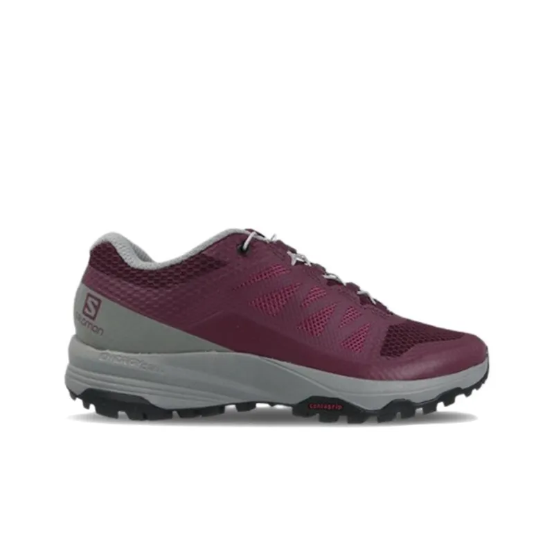 SALOMON Xa Discovery Anti-Slip Wear-Resistant Low-Top Outdoor Shoes Women's Purple-1