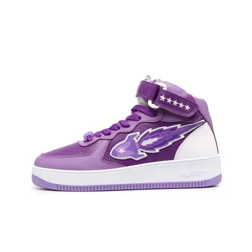 ENTERPRISE JAPAN Skateboard Shoes Women's High-Top Purple