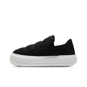 PUMA Suede Mayu Slip On Canvas 'Black White' Women's