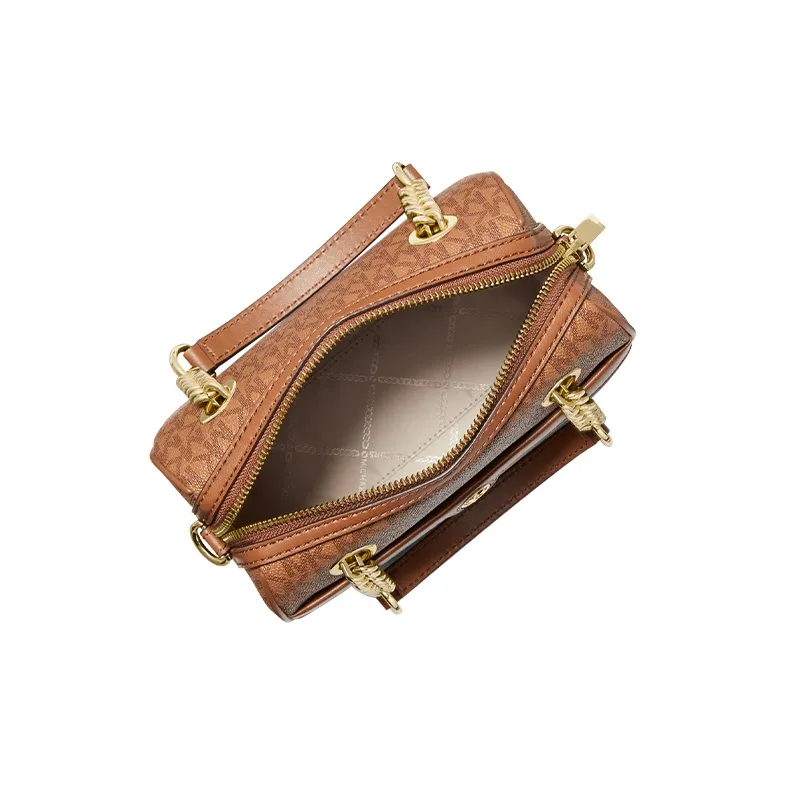 MICHAEL KORS Blaire Artificial Leather One Shoulder Handbags Mini Women's Leather Brown-5