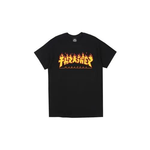 Thrasher T-Shirts Unisex Black