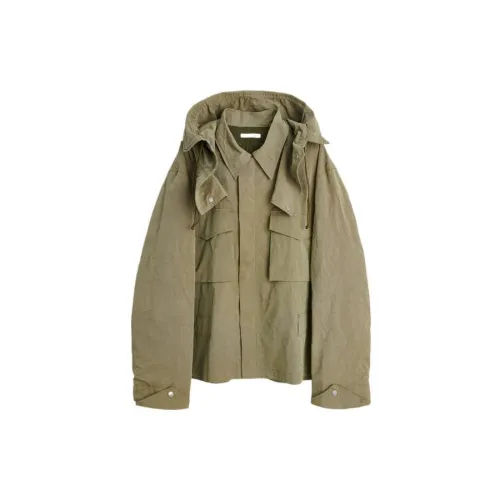 OUR LEGACY Jackets Men Army Green