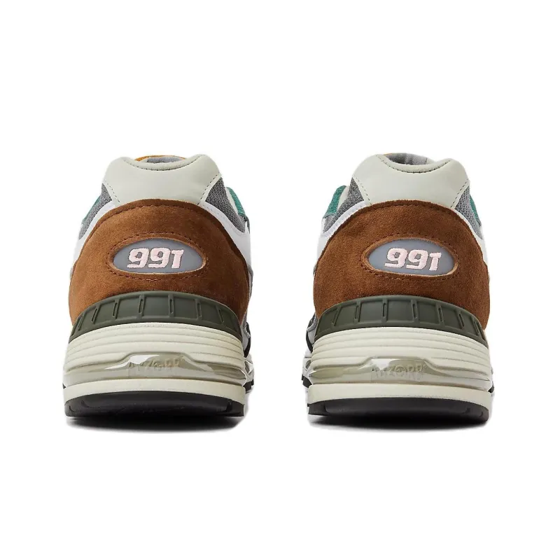New Balance 991 MiUK Selected Edition Grey Green Brown-4