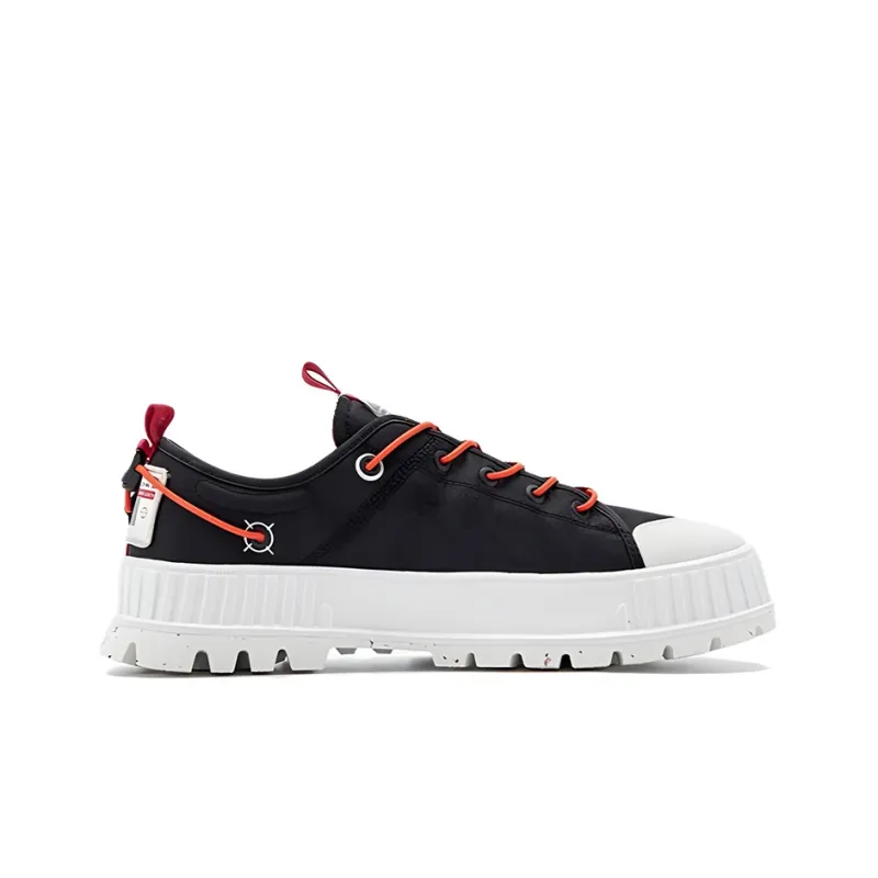 Palladium Pallashock Anti Slip Wear Resistant Low Top Casual Shoes Unisex Black-1