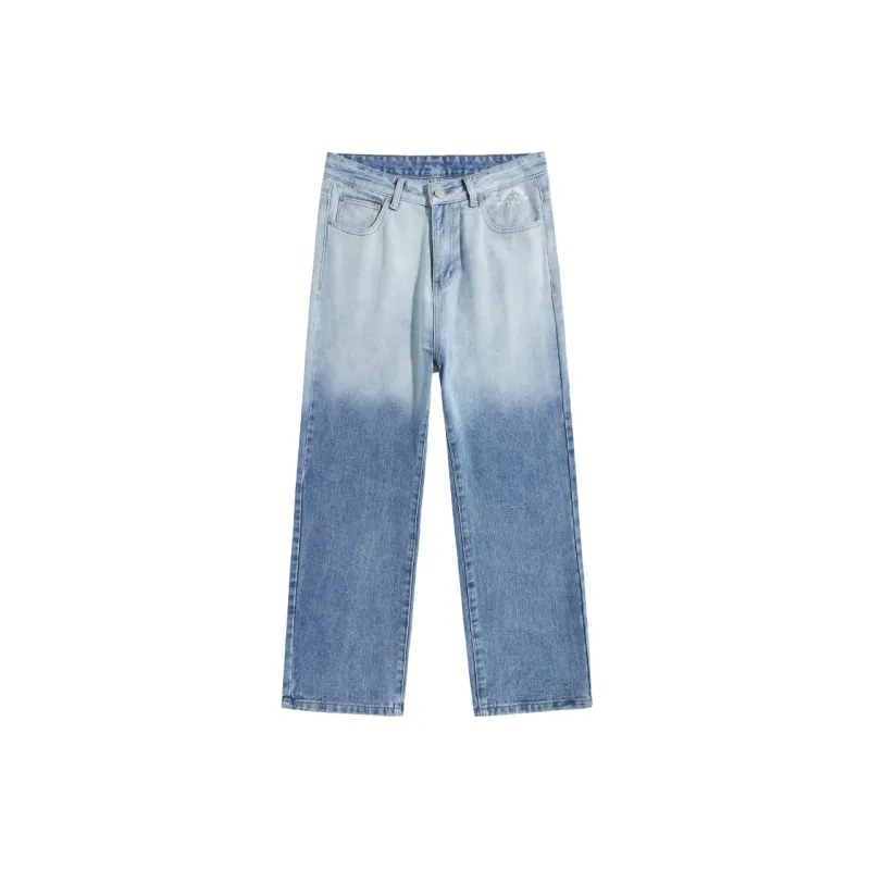 HUMNAT SS22 Straight Jeans Unisex Light Blue-1