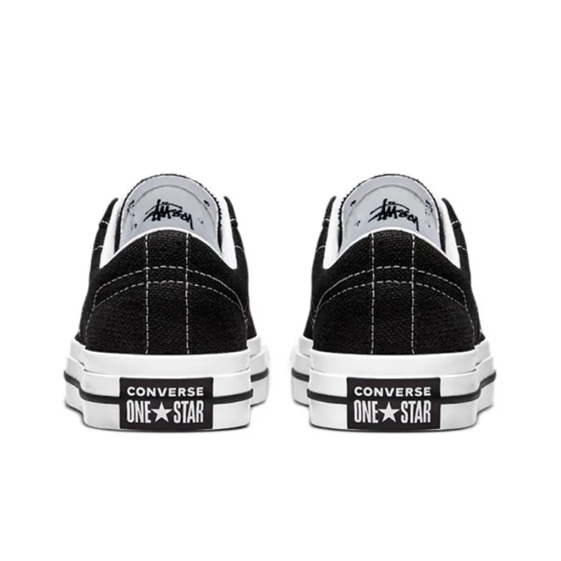 Converse Stussy X One Star Low 'Black'-4