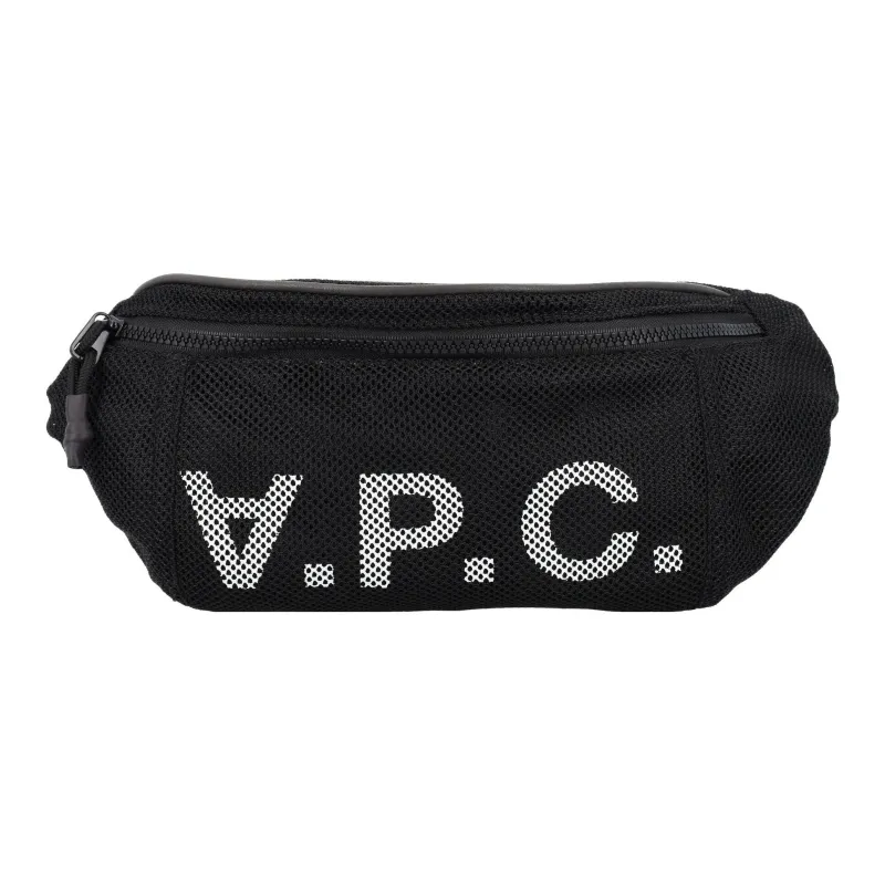 A.P.C Polyester Fanny Pack Men's Black-0